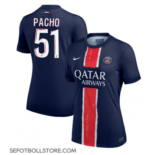 Paris Saint-Germain Willian Pacho #51 Replika Hemmatröja Dam 2024-25 Kortärmad